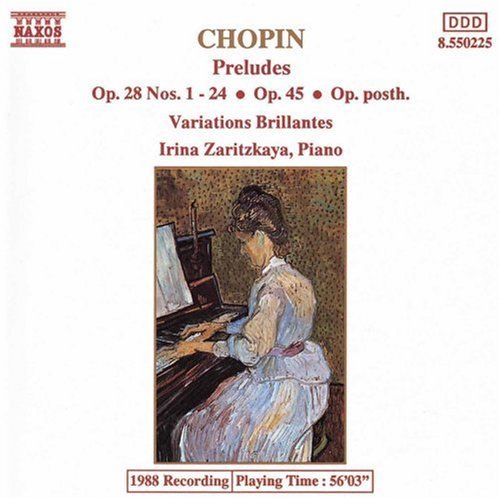 F. Chopin/Preludes/Var Brillantes@Zaritzkaya*irina (Pno)